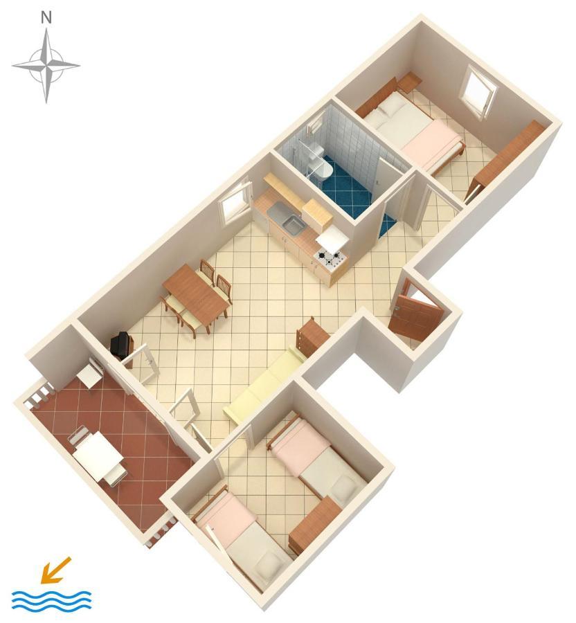 Apartments With A Parking Space Mandre, Pag - 6405 Kolan Εξωτερικό φωτογραφία